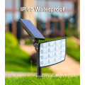 Solar Outdoor Colored Bottom Fixed Landscape Spotlight